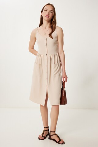 Happiness İstanbul Blousejurk in Beige