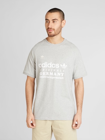 ADIDAS ORIGINALS Shirt in Grey: front