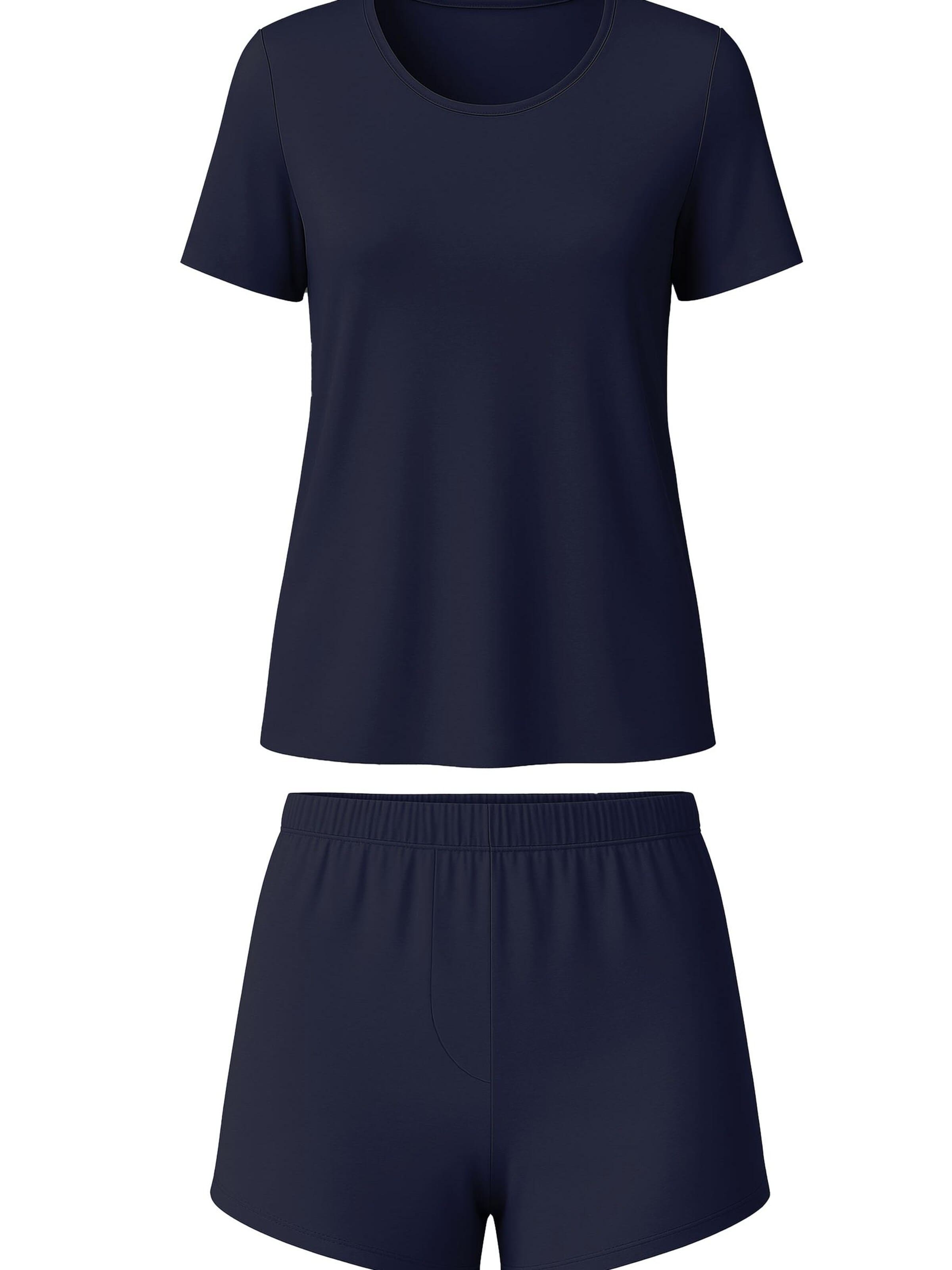 Vivisence Pyjama '2042' in Blauw: voorkant