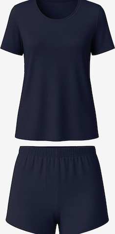 Vivisence Pyjama '2042' in Blauw: voorkant
