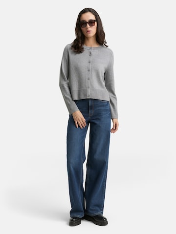 TOM TAILOR Knit cardigan in Grey