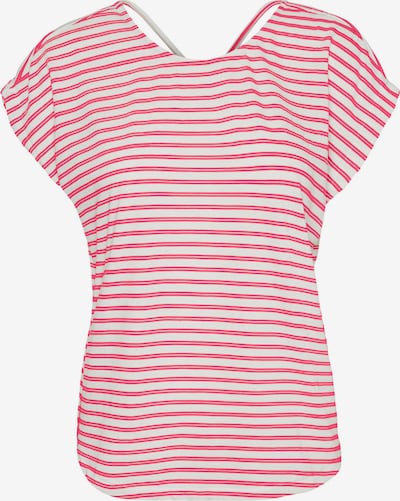 VERO MODA T-Shirt 'Alona' in pitaya / weiß, Produktansicht