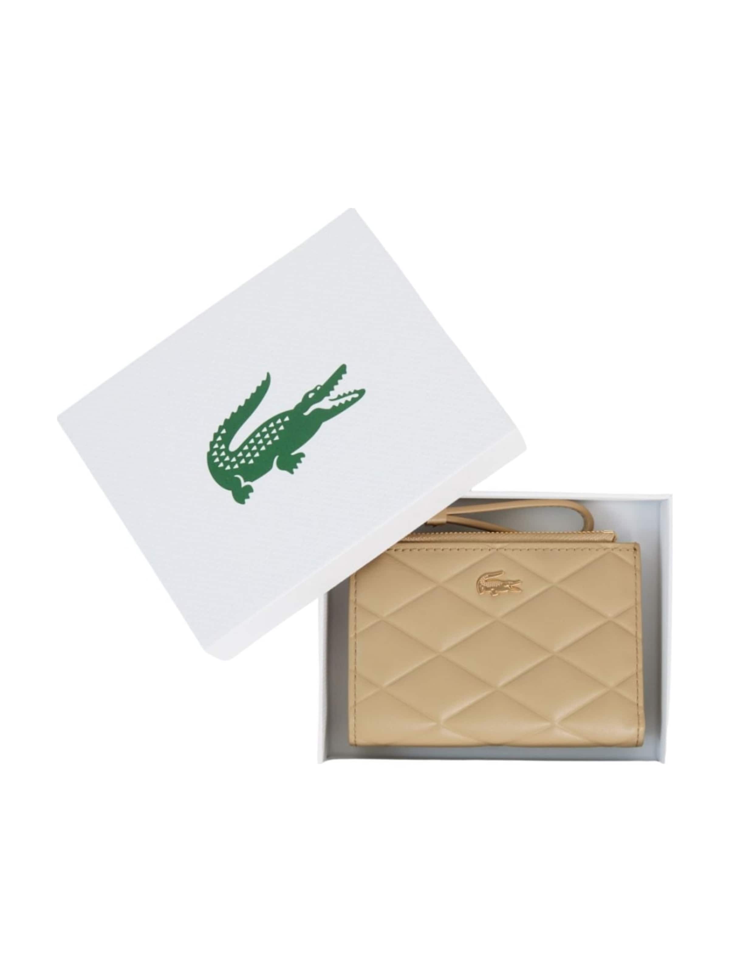 LACOSTE Tegnebog 'Corocodelle' i beige