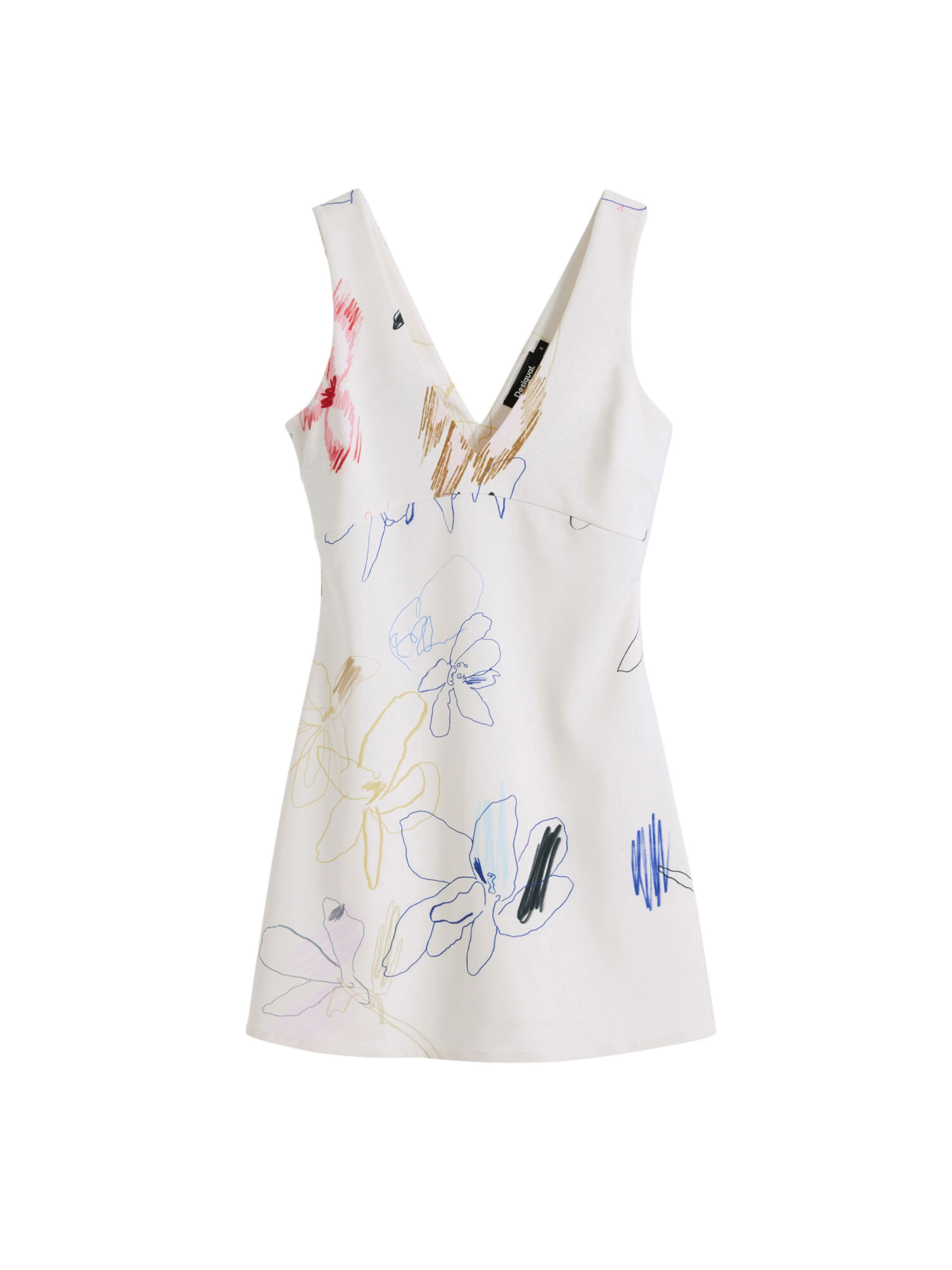 Desigual Платье в Белый: спереди