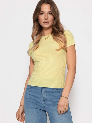 SASSYCLASSY Shirt in Yellow: front