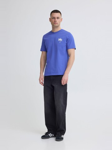 BLEND Rundhalsshirt ' BHSun ' in Blau