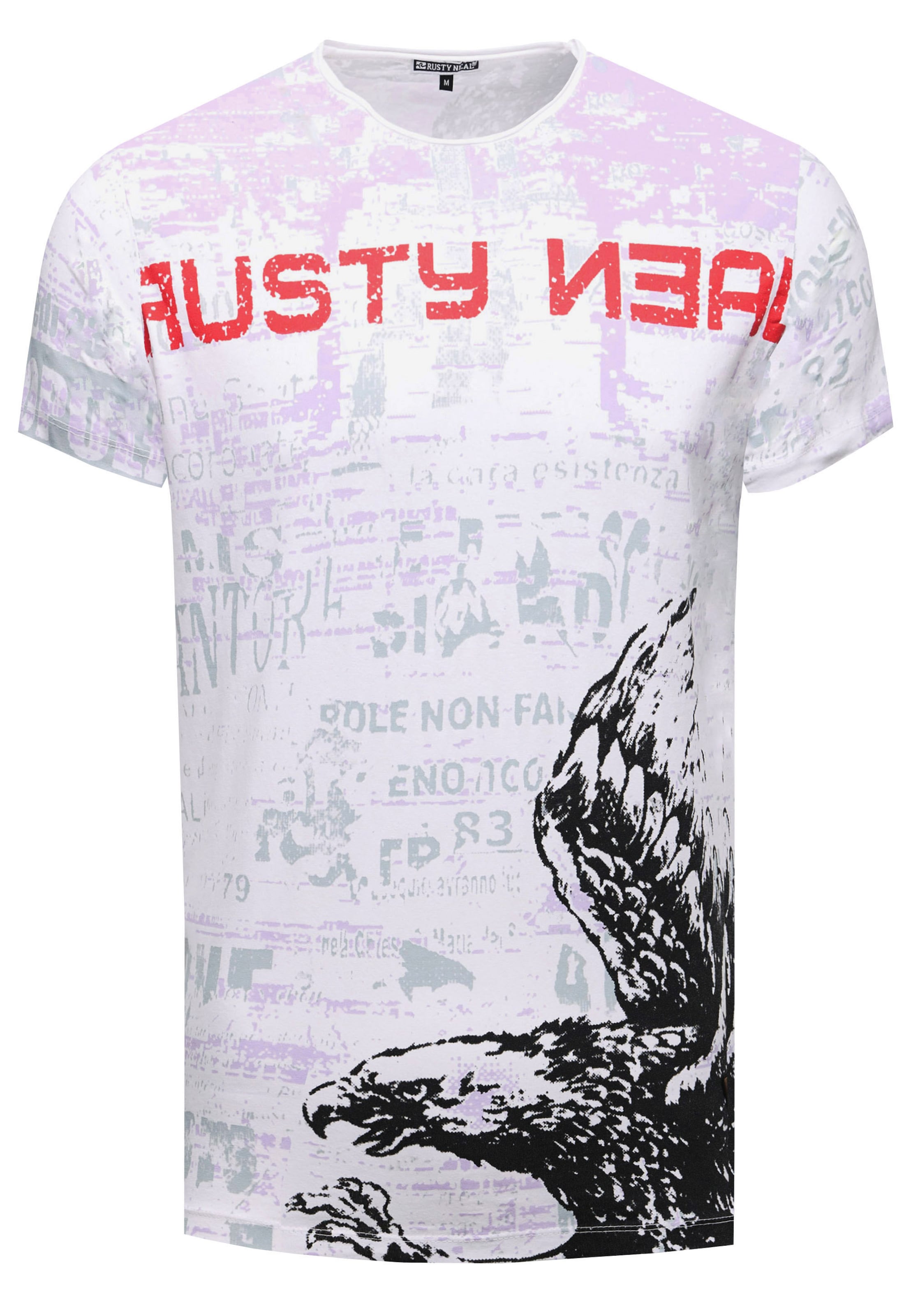 Rusty Neal T-Shirt in Weiß: Vorderseite