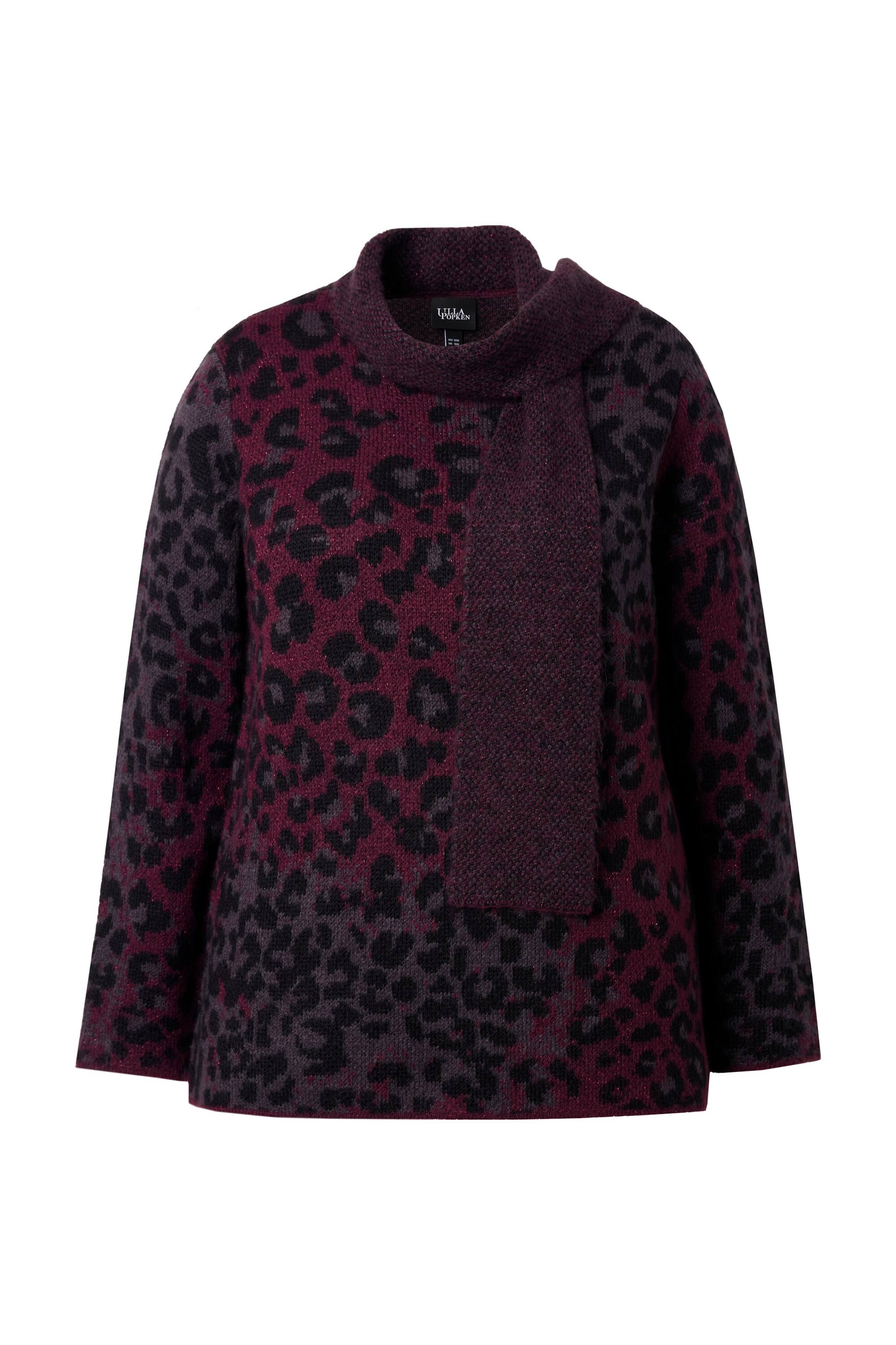 Pull-over Ulla Popken en rouge : devant