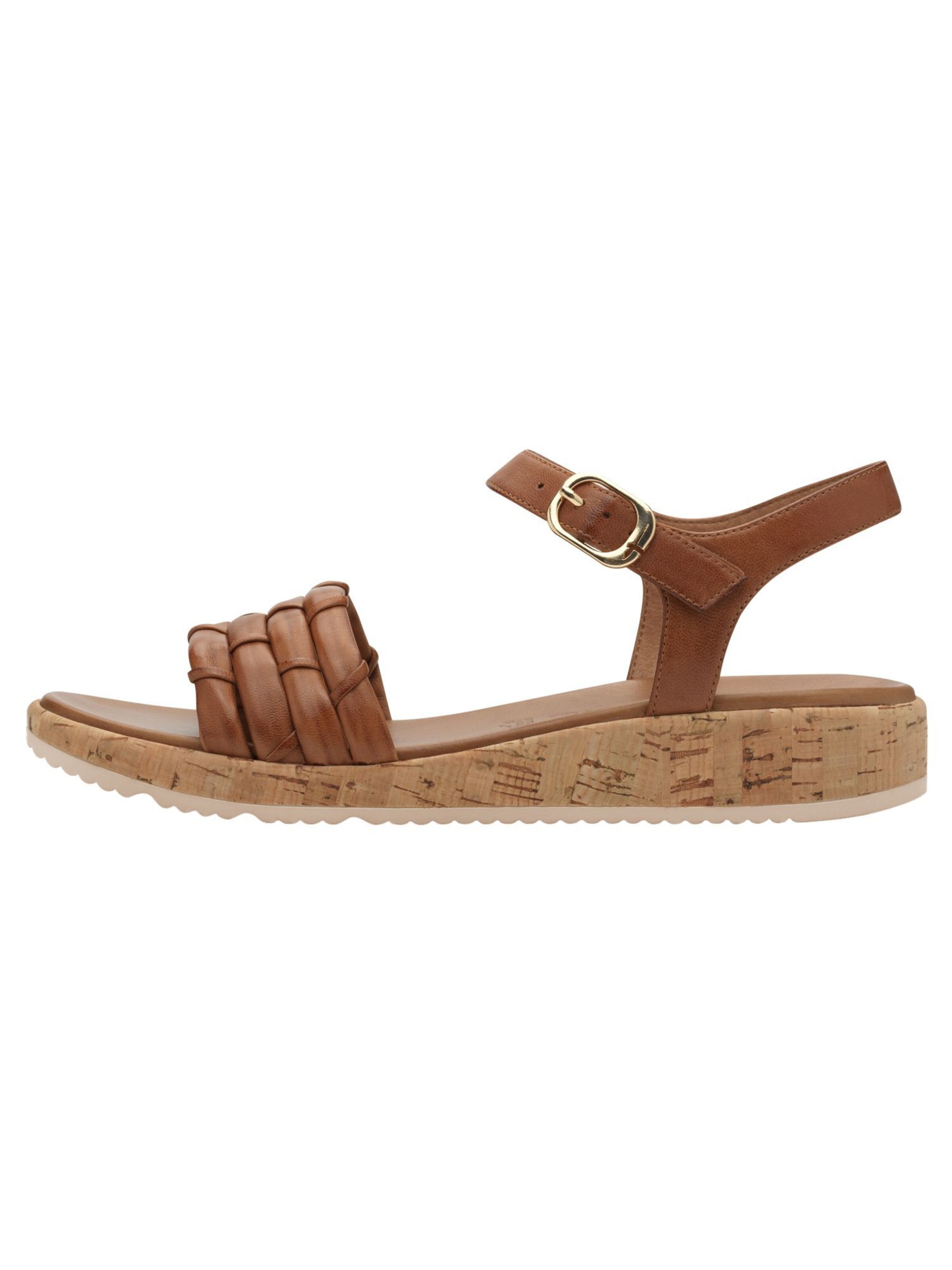Tamaris Sandalen met riem in Bruin
