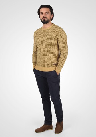 INDICODE JEANS Strickpullover 'Coppler' in Beige