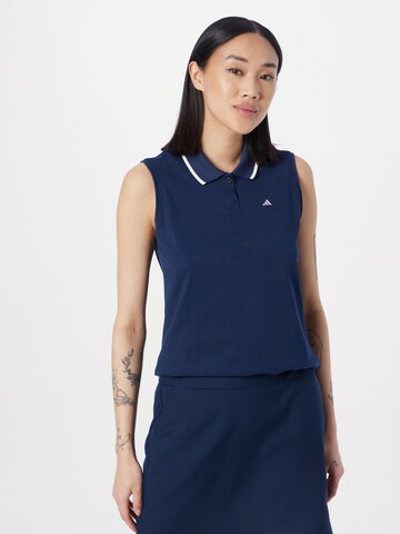 ADIDAS GOLF Sporttop in Blau: Vorderseite