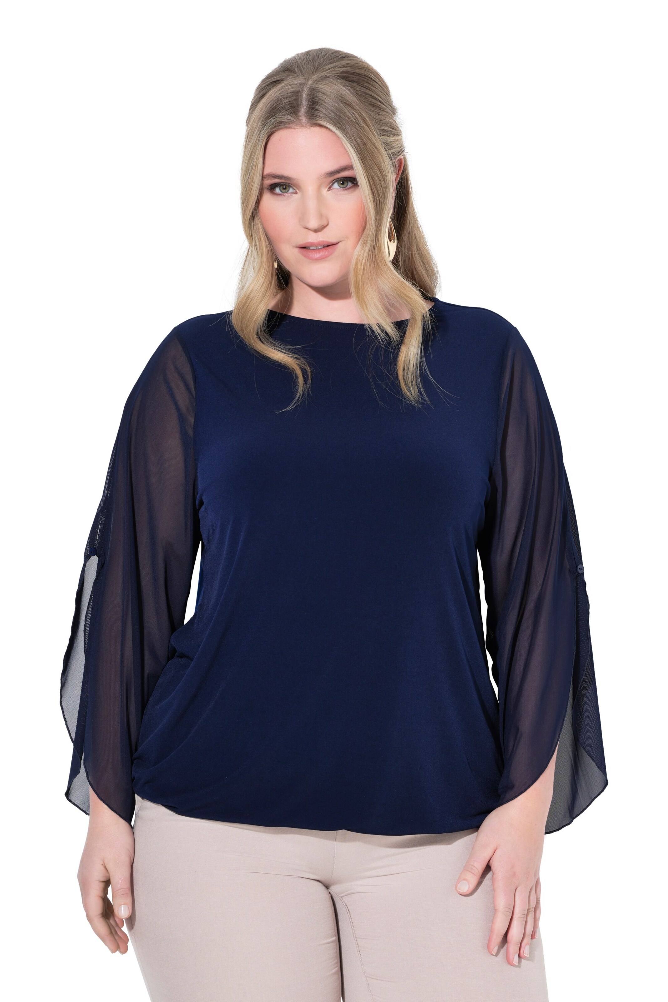 Chemisier MIAMODA en bleu : devant