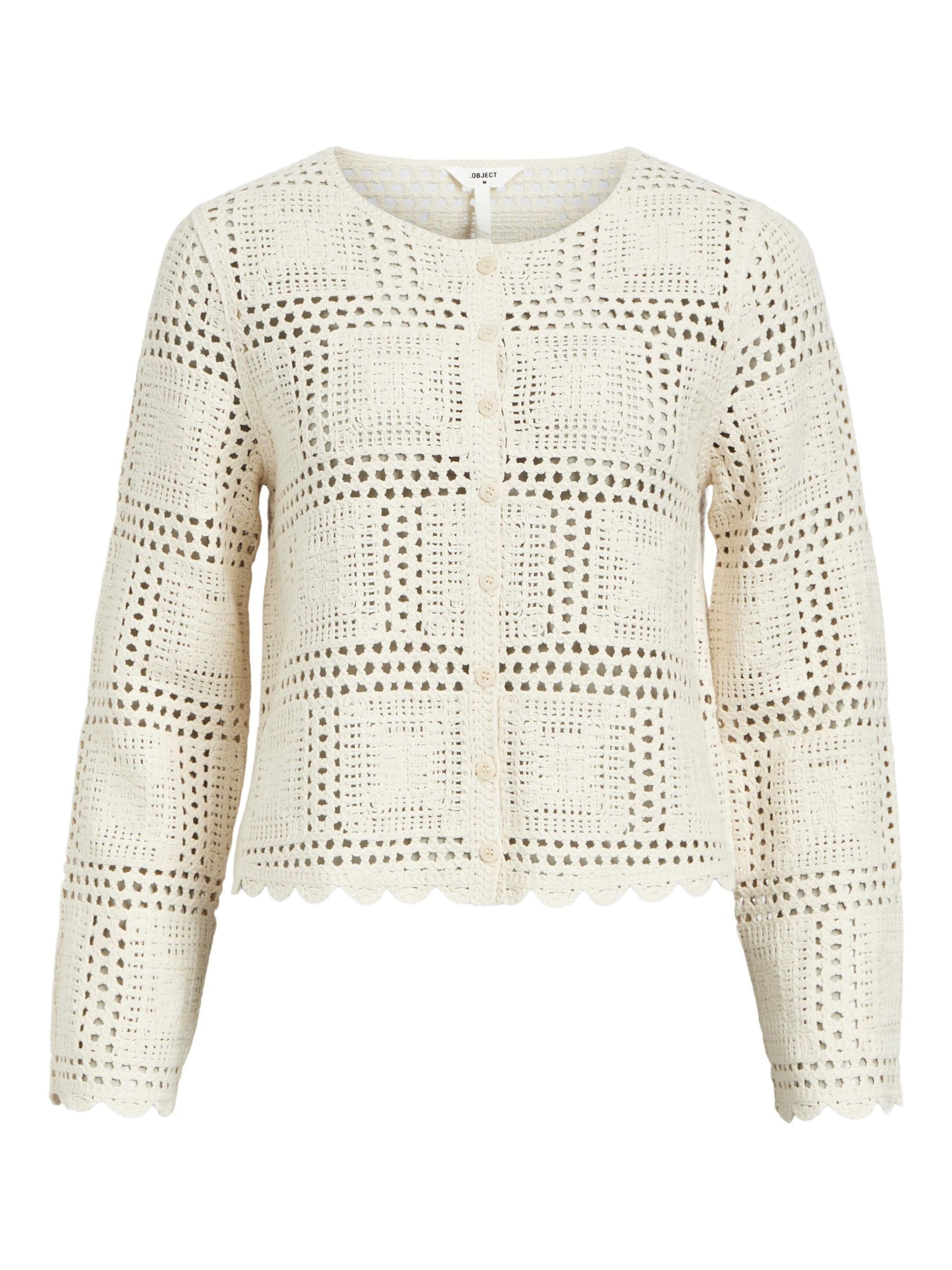OBJECT - Cárdigan en beige: frente