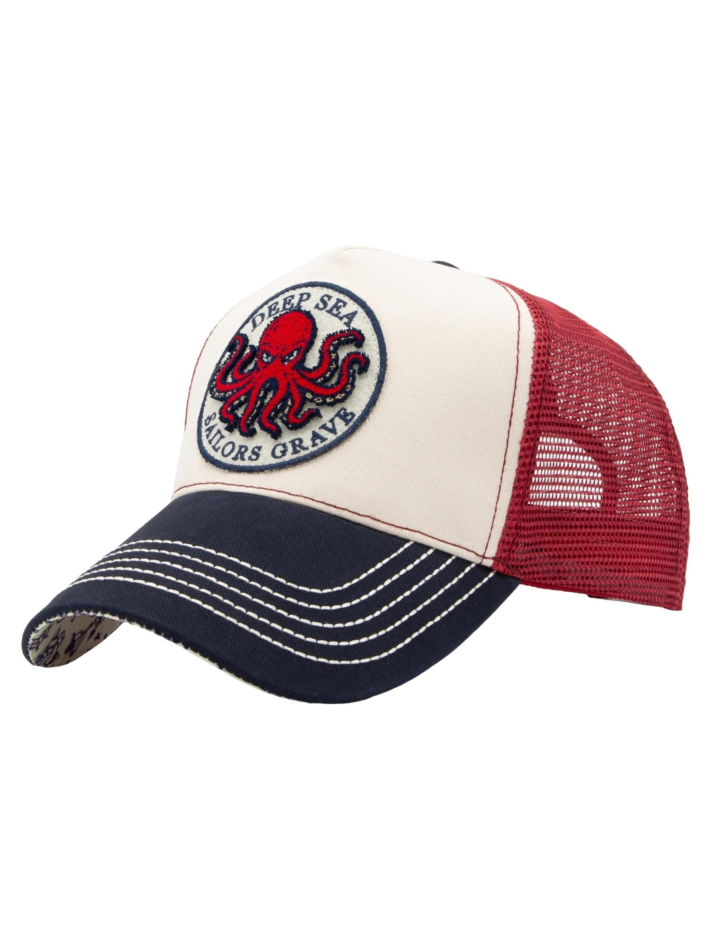 King Kerosin Cap 'Deep Sea' in Beige: front