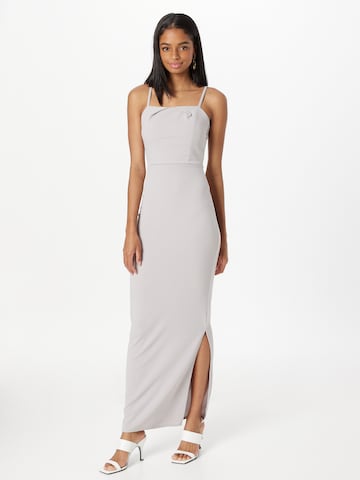 WAL G. Evening Dress 'ILANA' in Grey: front