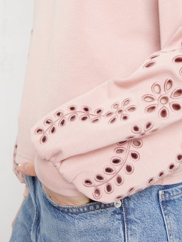 ABOUT YOU Sweatshirt in Pink