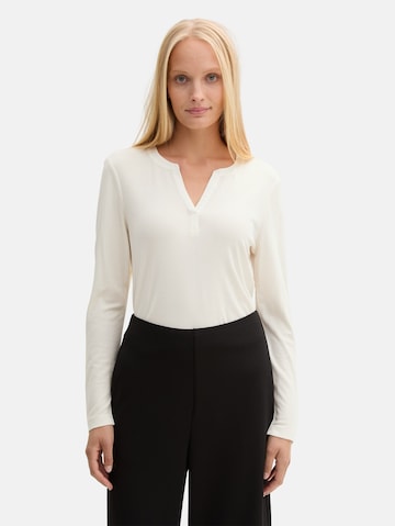 TOM TAILOR Shirt in White: front