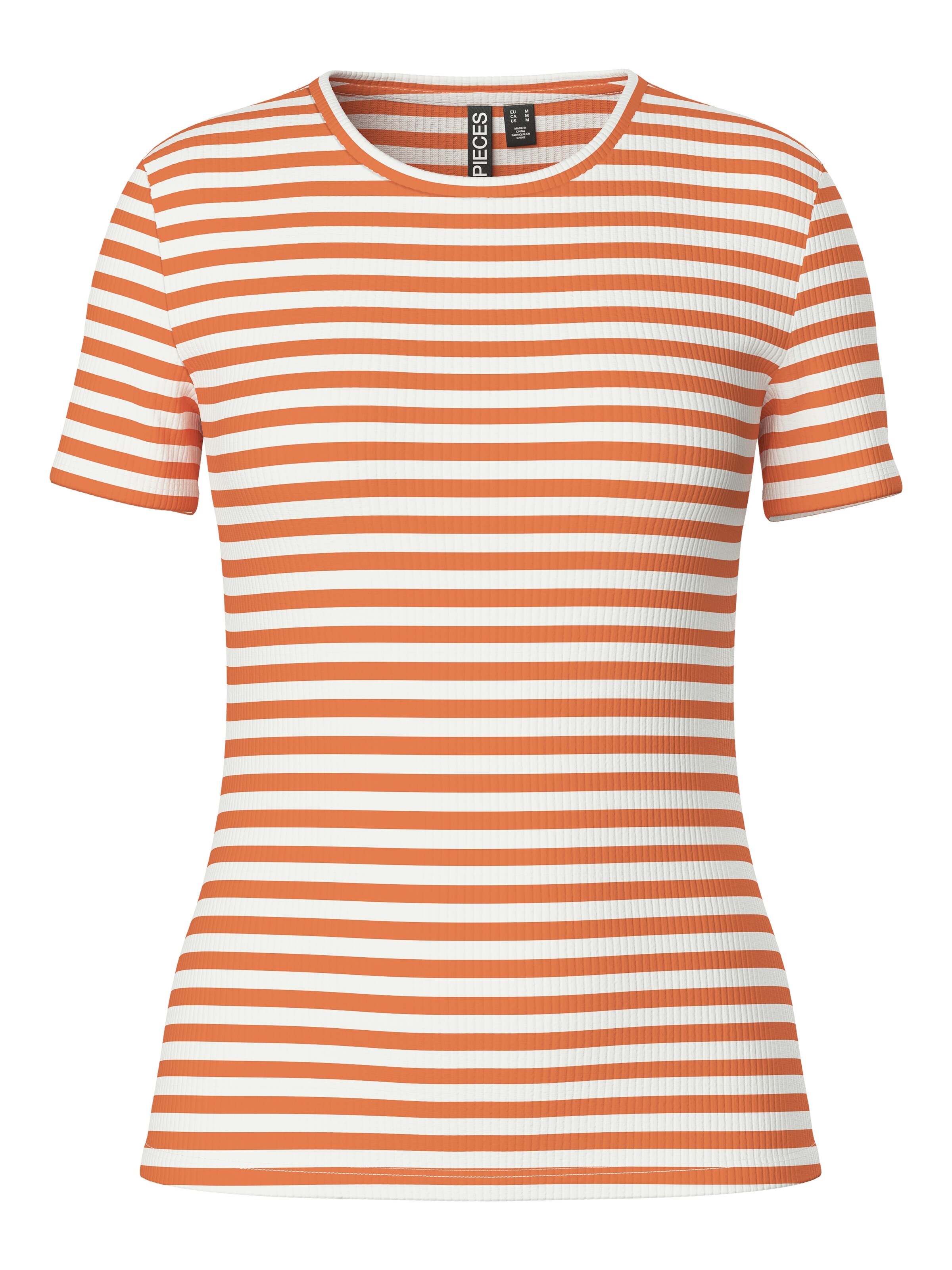 PIECES Μπλουζάκι 'PCRUKA' σε πορτοκαλί: μπροστά
