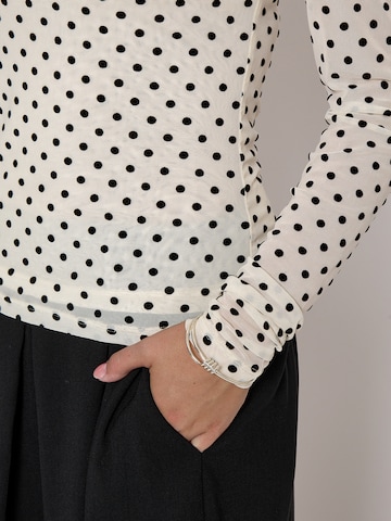 Haut 'Rolo' Peppercorn en beige