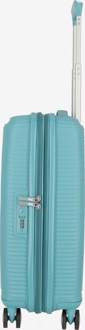 American Tourister Trolley in Blauw