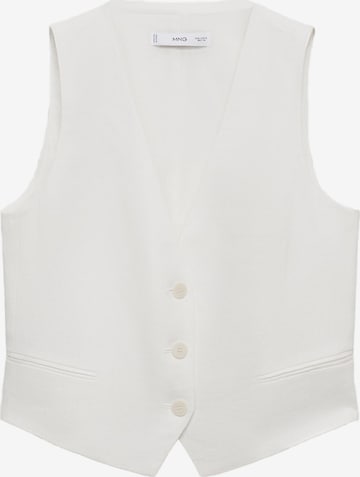 MANGO Kamizelka do garnituru 'Boreli' w kolorze biały: przód