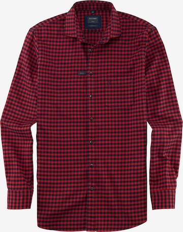 OLYMP Regular fit Overhemd in Rood: voorkant