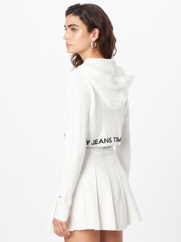 Tommy Jeans Knit Cardigan in White