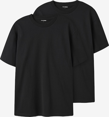 TWO SOON Shirt in Black: front