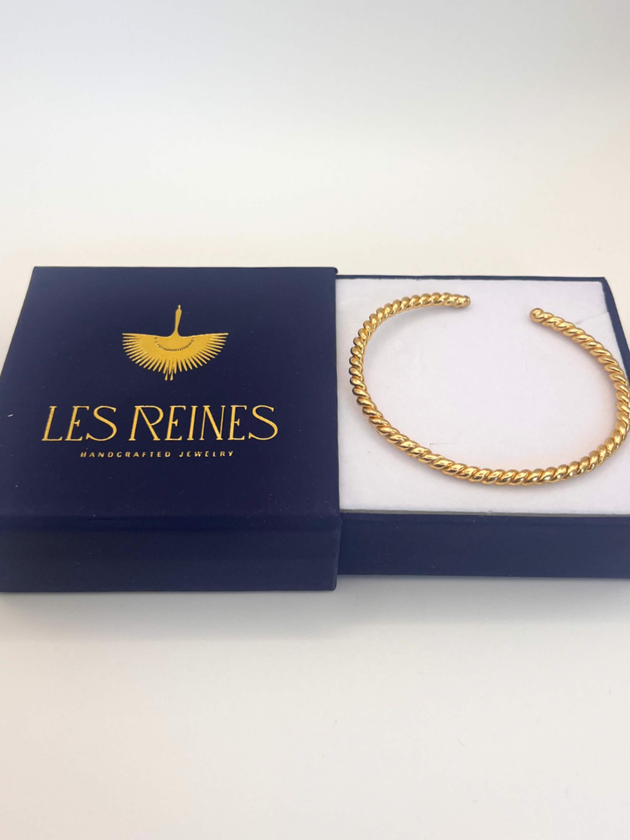 Les Reines Náramek 'The Axis' – zlatá