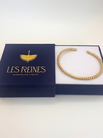 Les Reines Armband 'The Axis' i guld