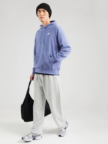 Nike Sportswear Sweatshirt 'Club Fleece' in Blau
