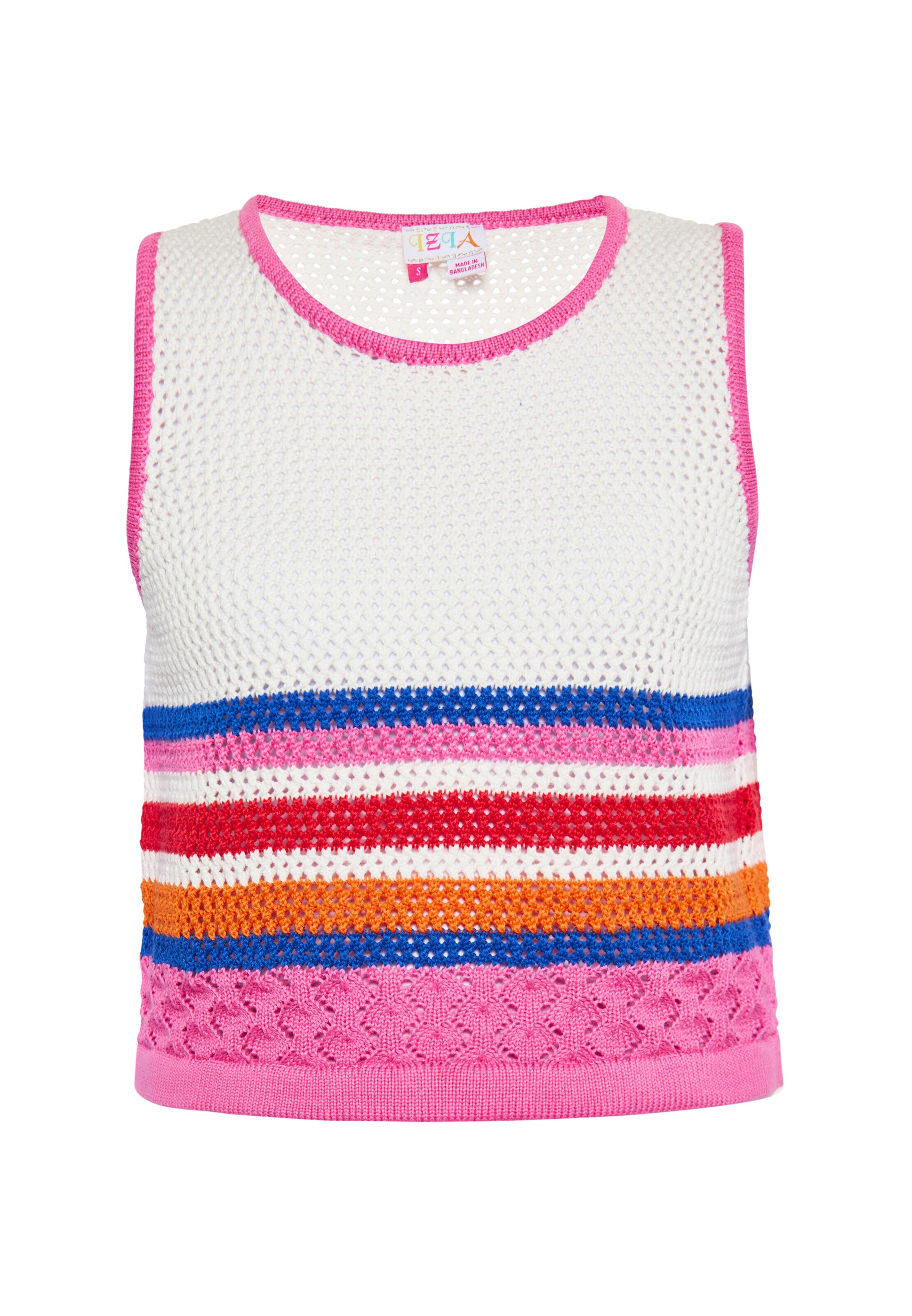 IZIA Πλεκτό τοπ σε ανάμεικτα χρώματα: μπροστά