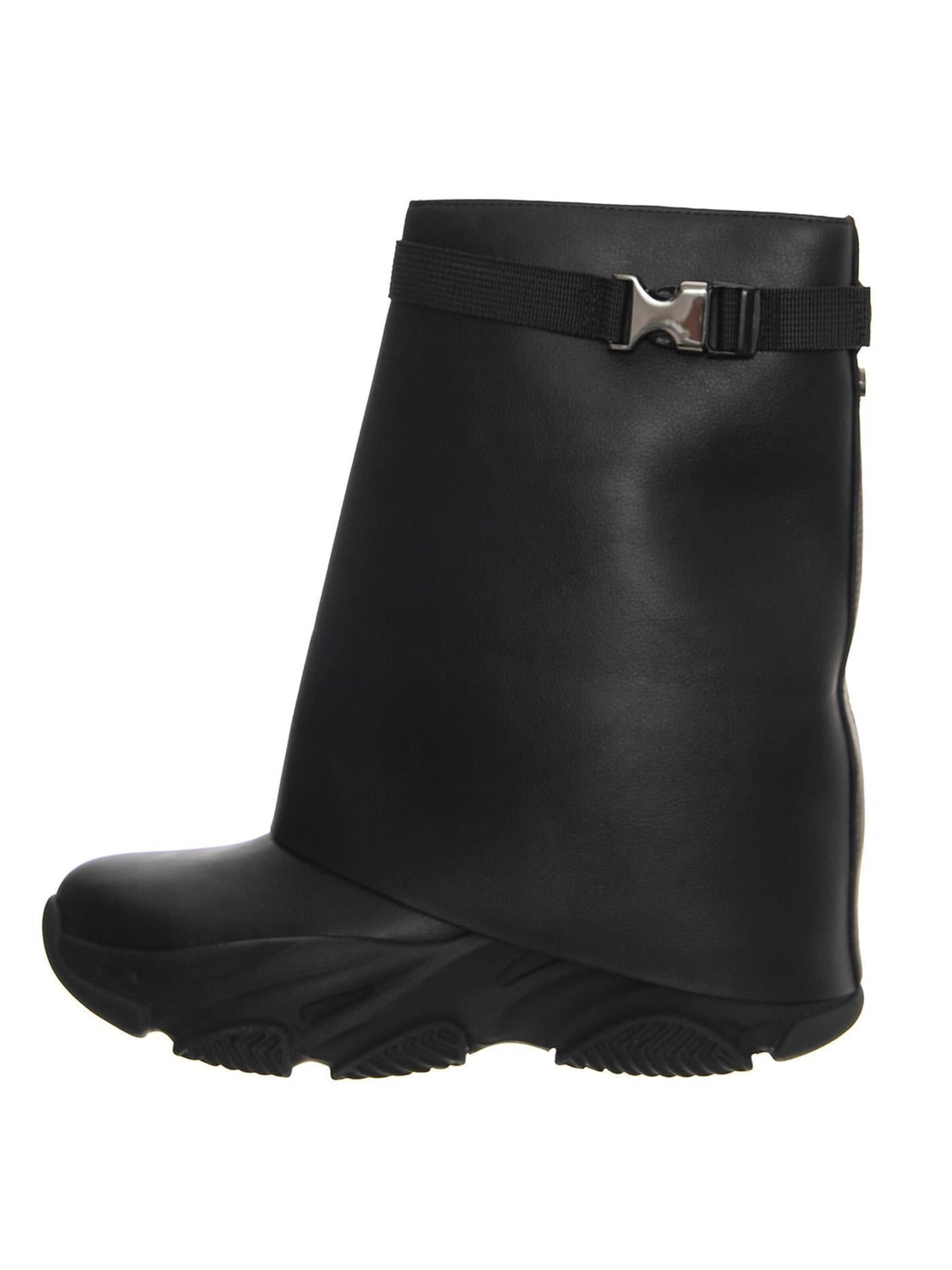 Stivale 'Payout Black Action Lea' di STEVE MADDEN in nero