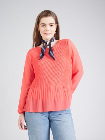 ZABAIONE Blouse 'Ev44a' in Red: front