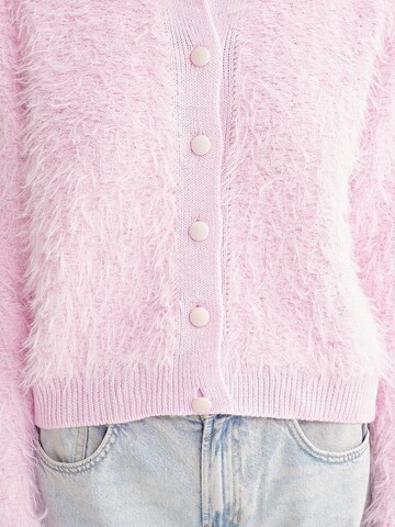 MixRay Gebreid vest in Roze