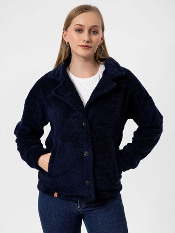 Cool Hill Fleece jas in Blauw: voorkant