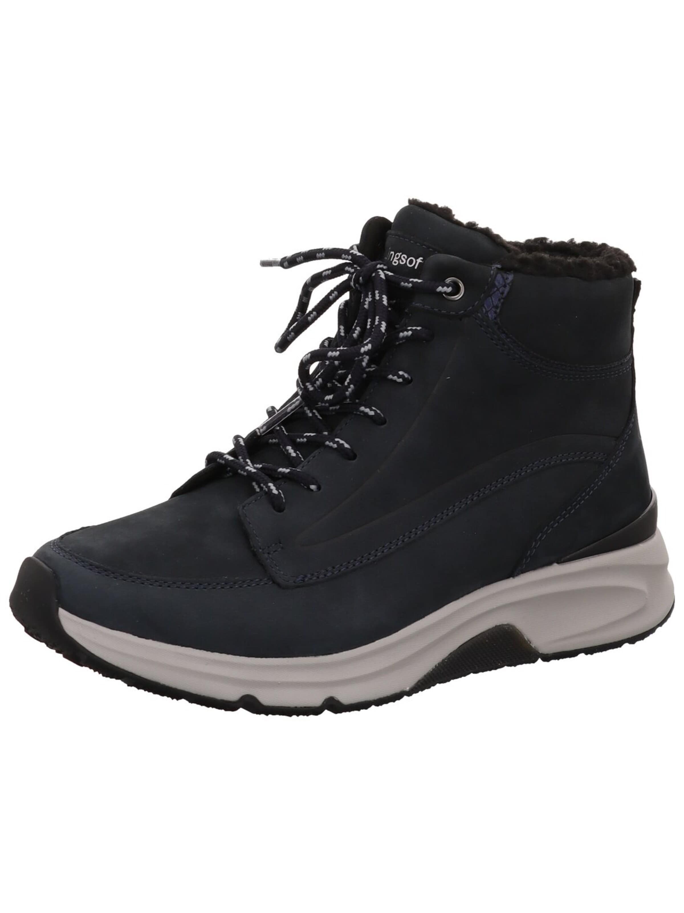GABOR Sneaker high 'Sneaker High Damen 0803.04.002 Leder-Mix in dunkelblau'‌‌‌‌‌‌‌‌ in Blau: Vorderseite