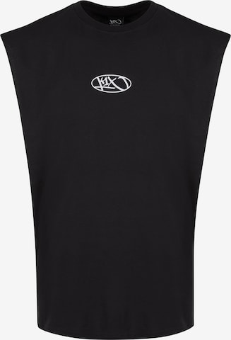 K1X T-Shirt 'Badge' in Schwarz: predná strana