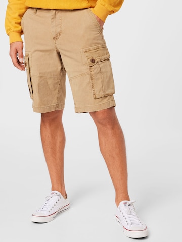 American Eagle Regular Cargoshorts 'DENSE' in Beige: predná strana