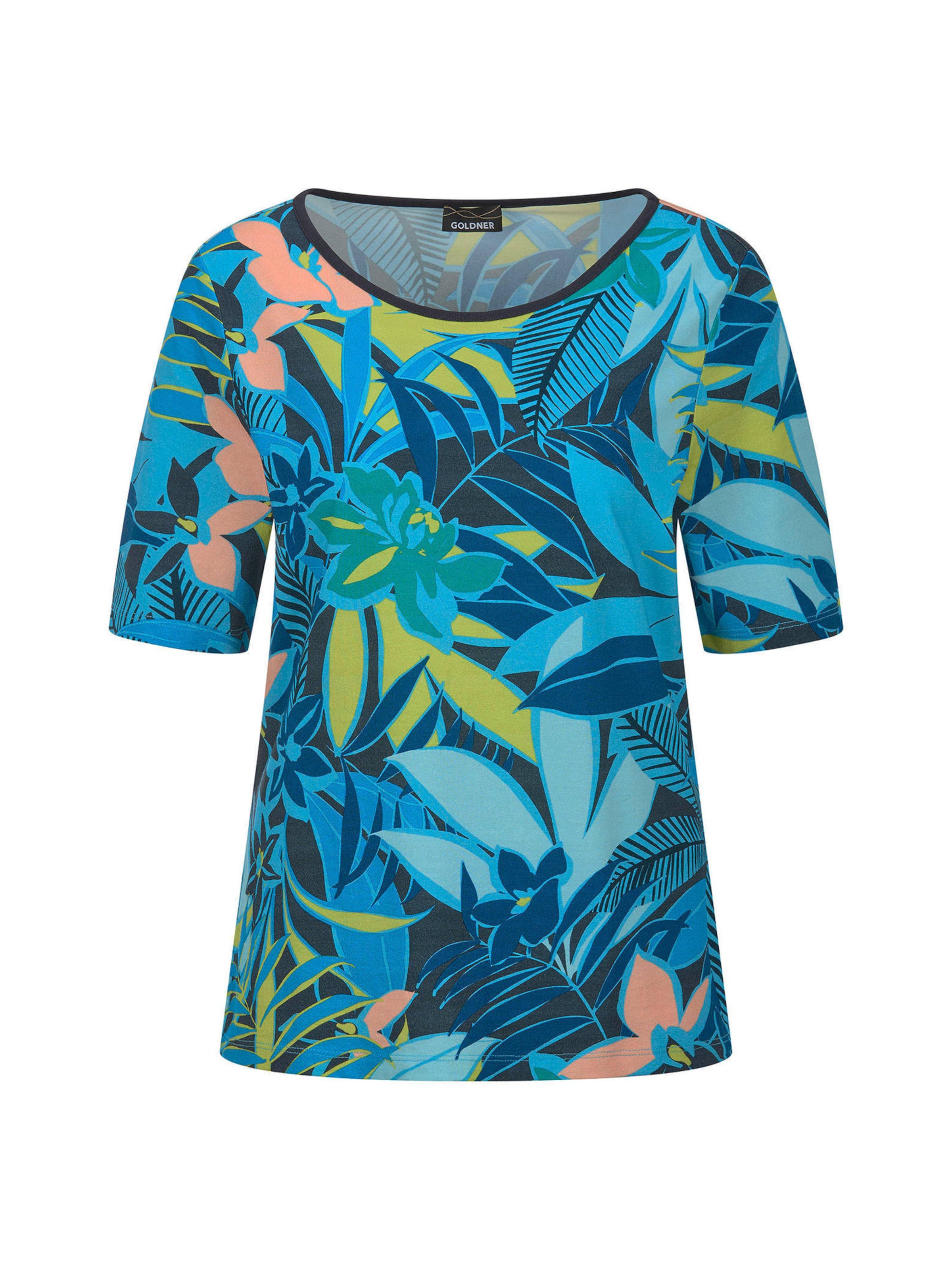 T-shirt Goldner en bleu : devant