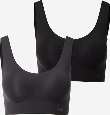 Bustier Soutien-gorge 'ZERO Feel' SLOGGI en gris : devant