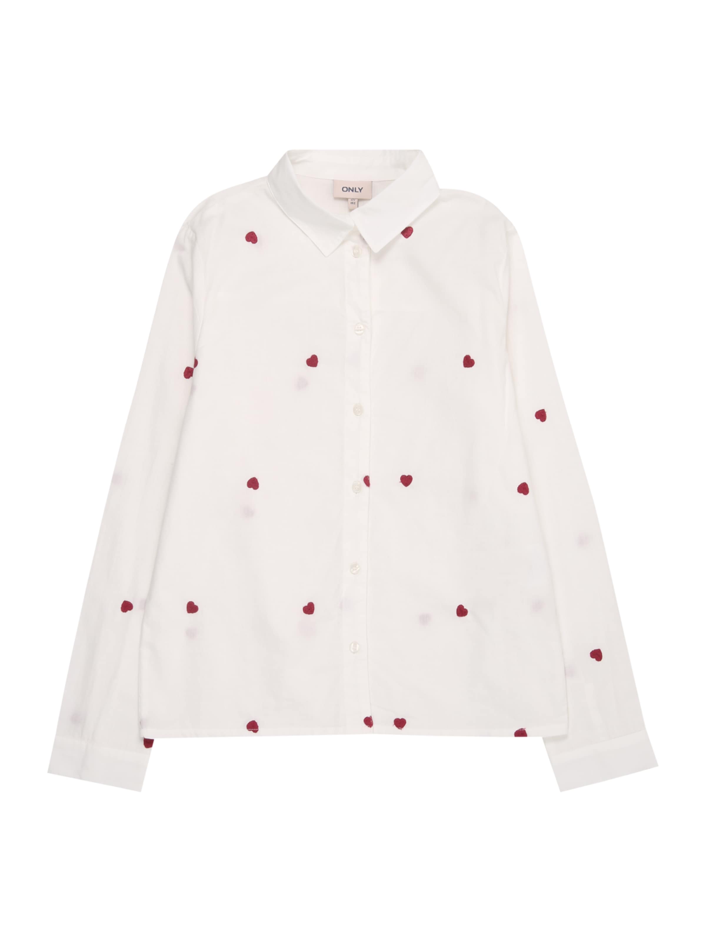 Camicia da donna 'KOGLINA GRACE' di ONLY GIRLS in bianco: frontale