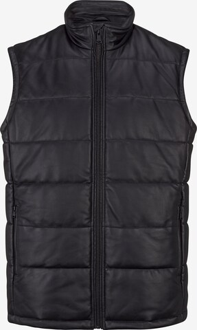 Boston Park Vest in Black: front