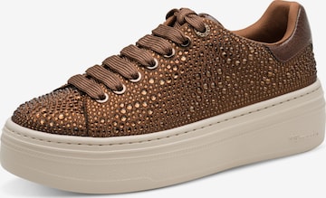 Tamaris Sneaker in Braun: Vorderseite