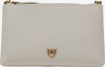 PINKO - Bolso saco 'FLAT HORIZONTAL MINI VITELLO 104277 A0F1' en blanco: frente