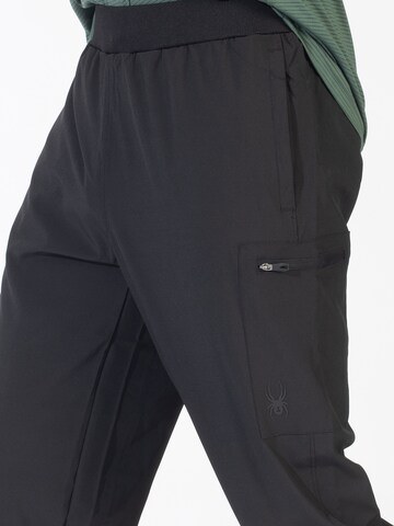 Spyder - Tapered Pantalón deportivo en negro