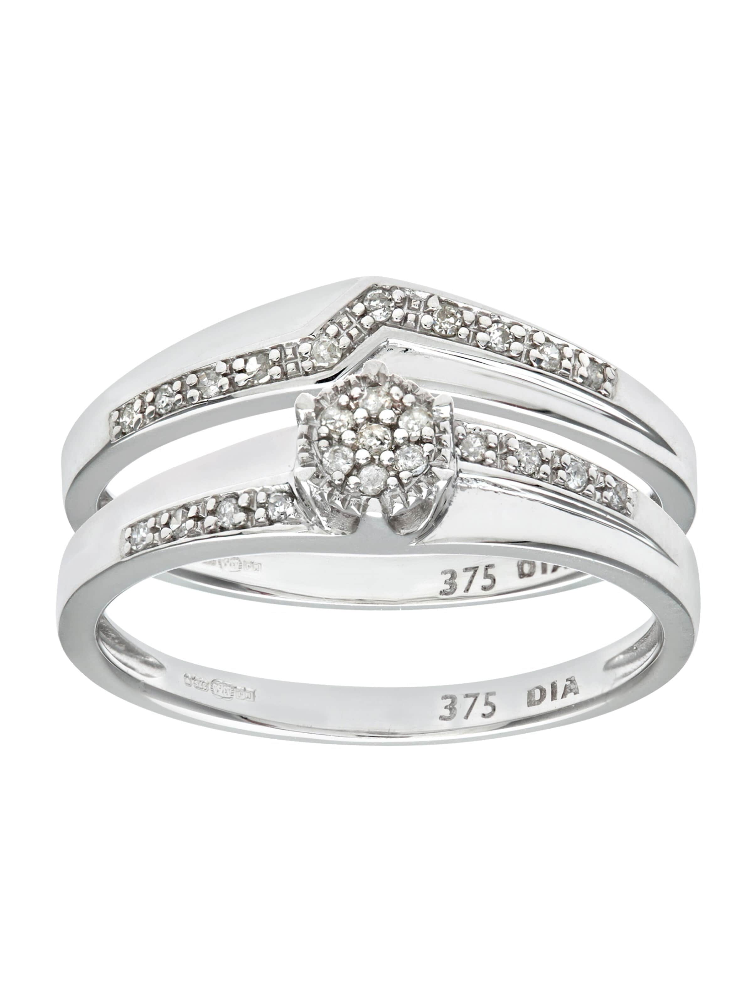 DIAMANT LETERNEL Ring‌‌‌ in Silber: Vorderseite