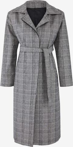 Palton de primăvară-toamnă de la Trendyol pe negru: față