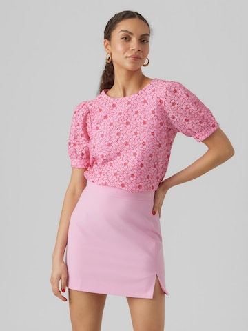 VERO MODA Blouse 'SONEY' in Roze: voorkant