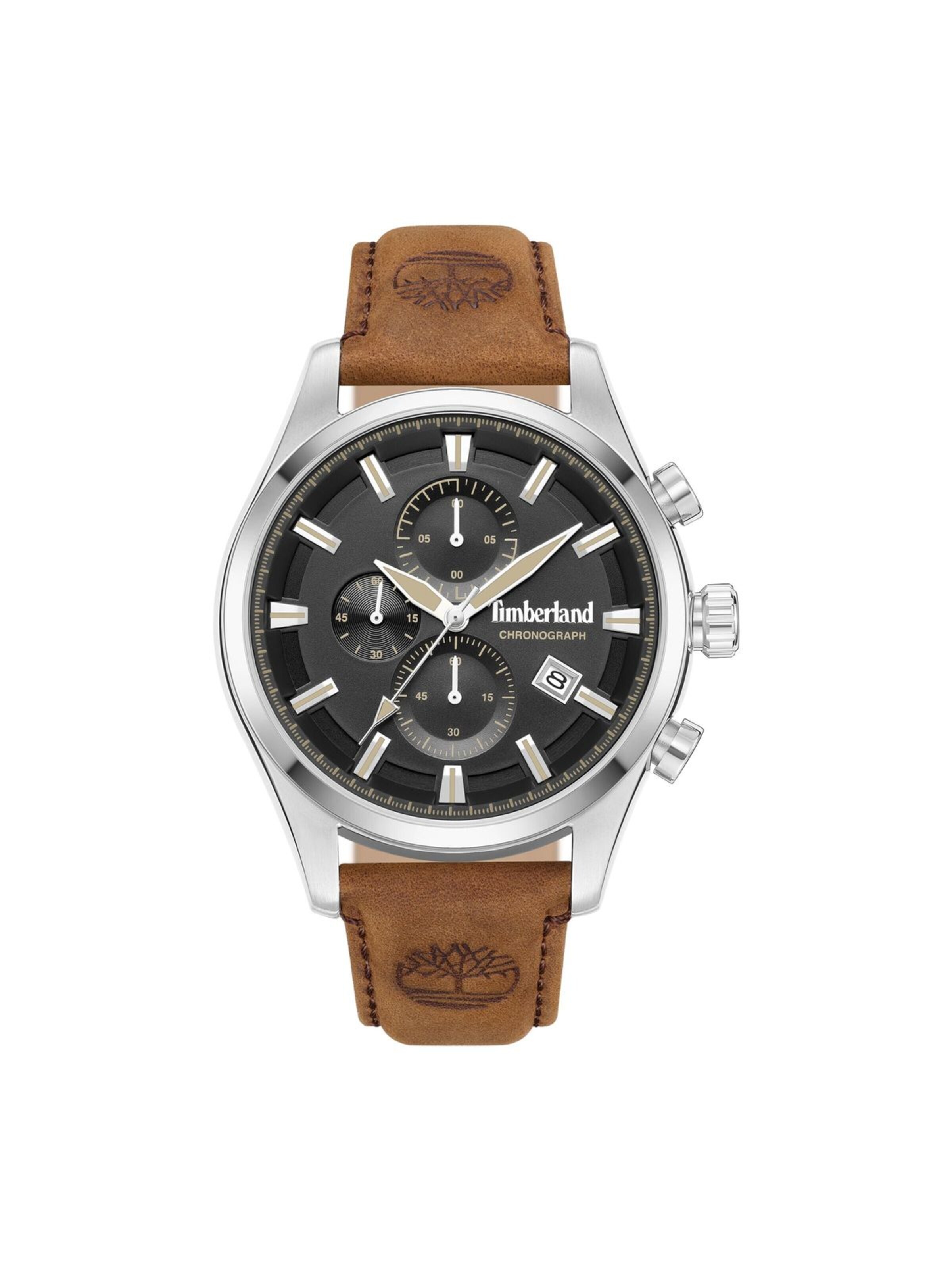 TIMBERLAND Analoog horloge 'Chronograph Ashmont' in Bruin: voorkant